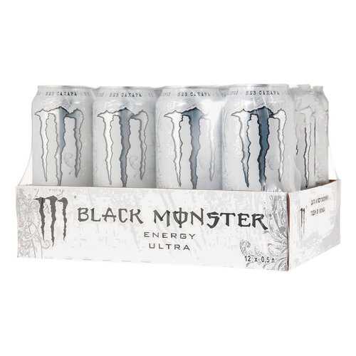 Энергетический напиток Black Monster Energy Ultra 12 шт 449 мл в Верный