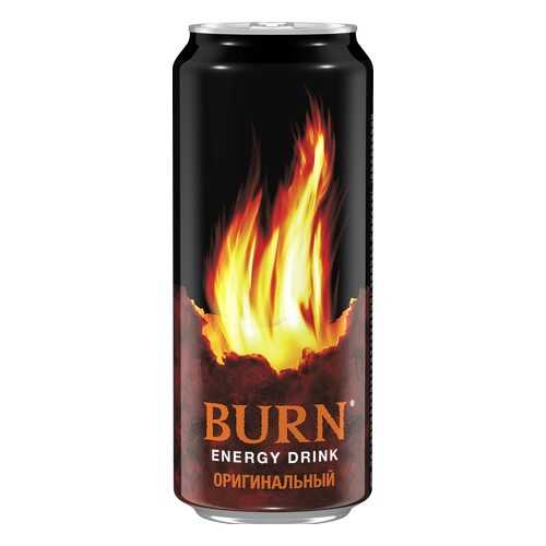 Напиток энергетический Burn original жестяная банка 0.5 л в Верный