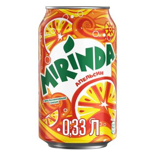 Напиток Mirinda апельсин жестяная банка 0.33 л в Верный