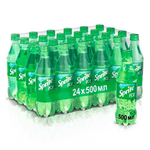 Спрайт без сахара SPRITE Zero Мята-лимон 500 мл (коробка 24 штуки) в Верный