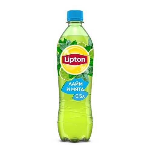Чай зеленый Lipton лайм и мята 0.5 л в Верный