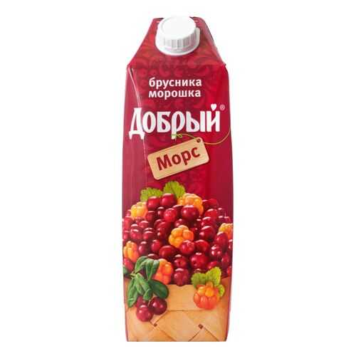 Морс брусника-морошка Добрый 1 л в Верный