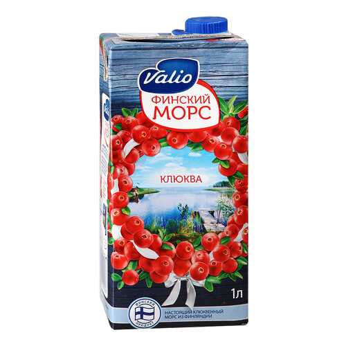 Морс Valio клюква с 3 лет 1 л в Верный