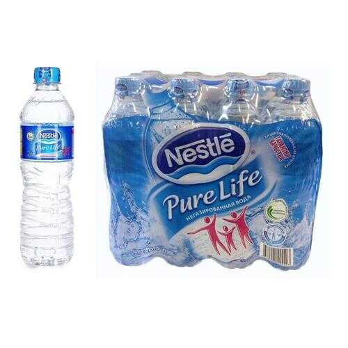 Вода Nestle pure life питьевая 0.5 л 12 штук в упаковке в Верный