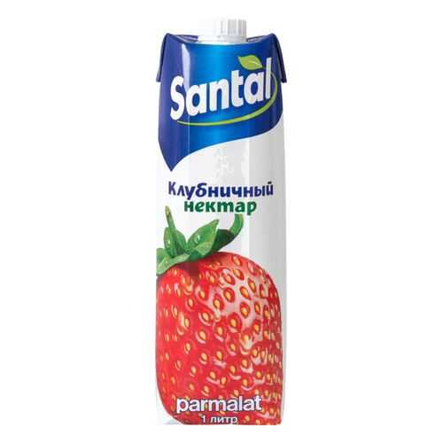 Нектар Santal клубничный 1 л в Верный