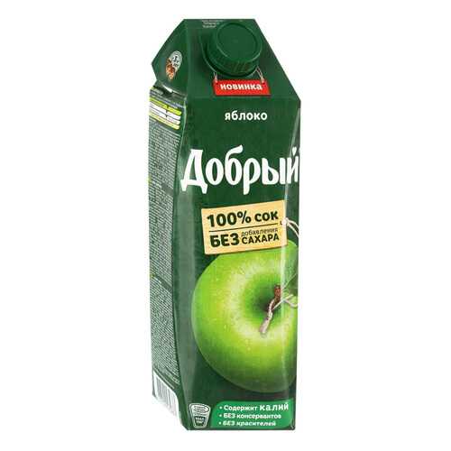 Сок ДОБРЫЙ Яблоко T-Pack 1л*4 шт в Верный